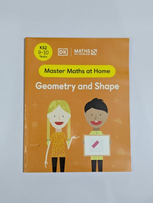 KS2 maths workbook cover — DK Maths No Problem Geometry and Shape — home learning for ages 9 to 10