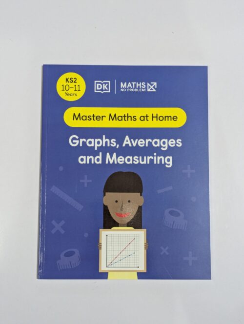 KS2 maths workbook cover — DK Maths No Problem Graphs Averages and Measuring — home learning for ages 10 to 11