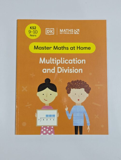 *DK Maths No Problem Multiplication and Division book cover — KS2 ages 9 to 10 — master maths at home with long multiplication short division and multi-digit problems*
