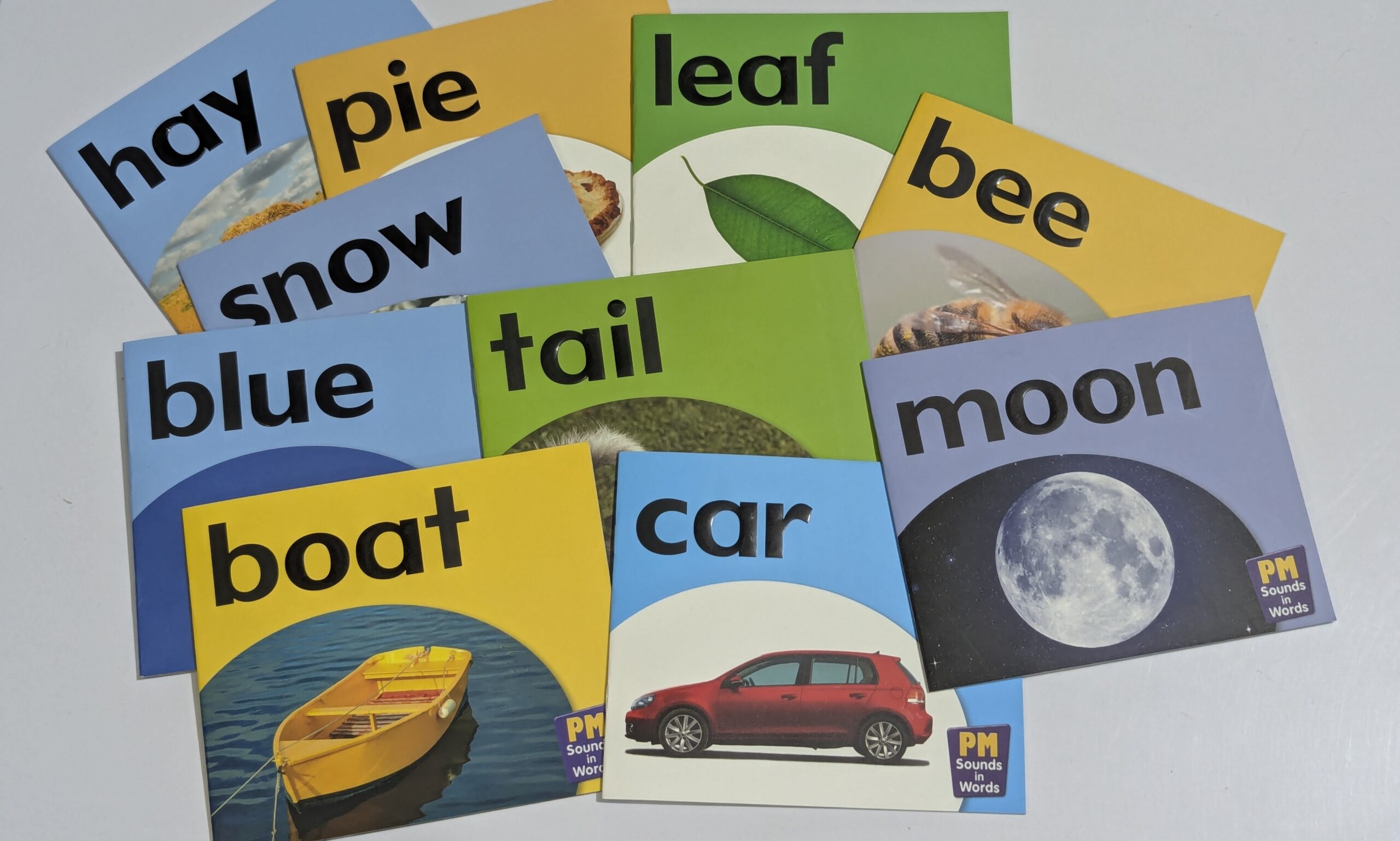 10 book phonics set — PM Sounds in Words — learn to read set for preschoolers and kindergartners