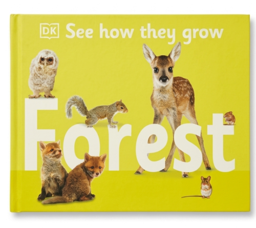 See How They Grow book cover by DK featuring a baby animal like a puppy, kitten, or lamb