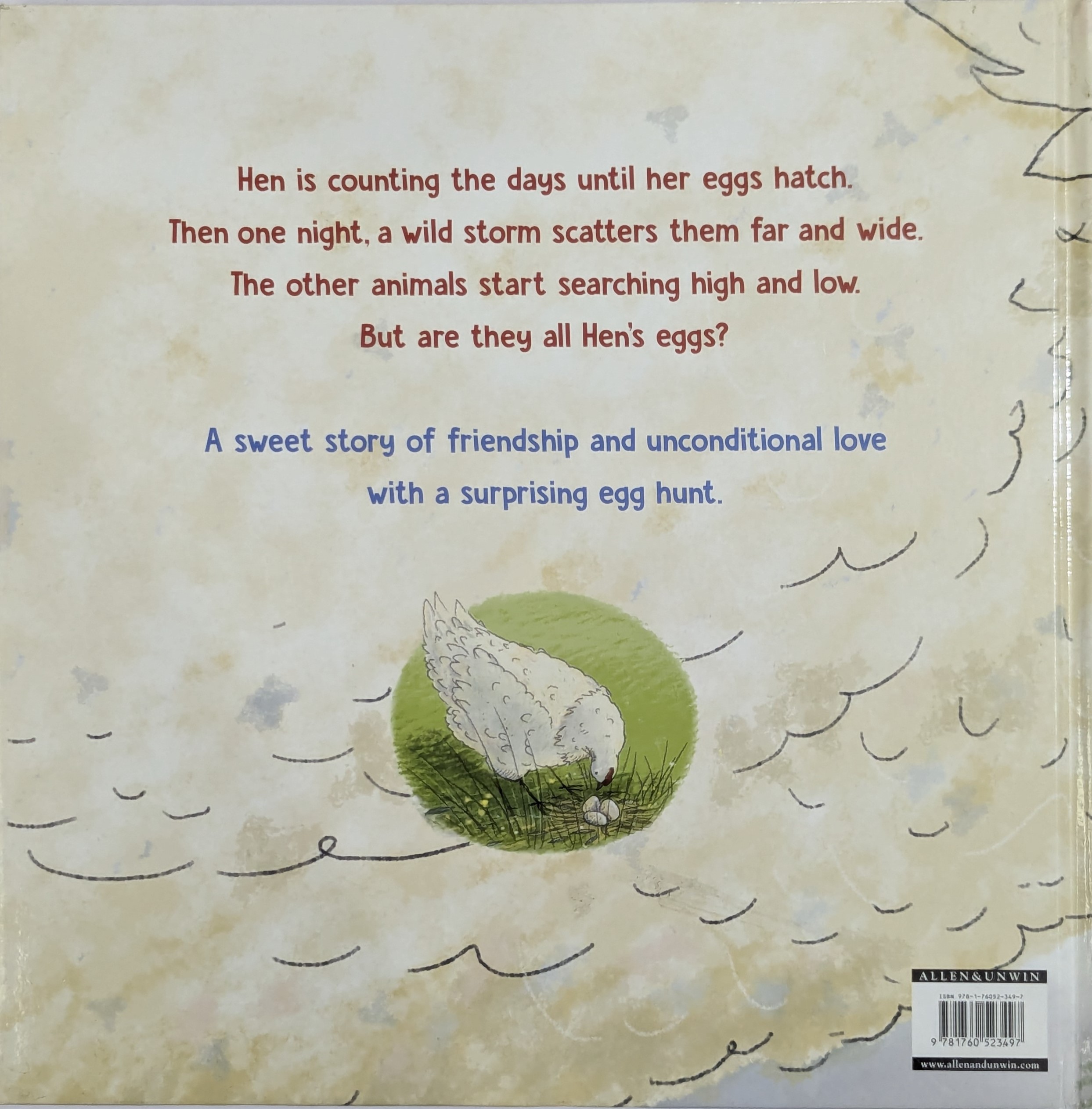 Christina Booth picture book — Are These Hen's Eggs — a mysterious nest and a curious discovery