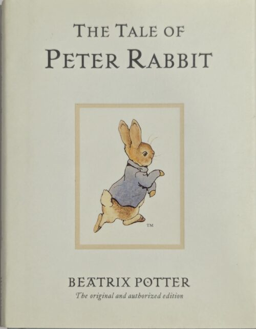 The Tale of Peter Rabbit book cover by Beatrix Potter — original and authorized edition — classic picture book for ages 3 to 7