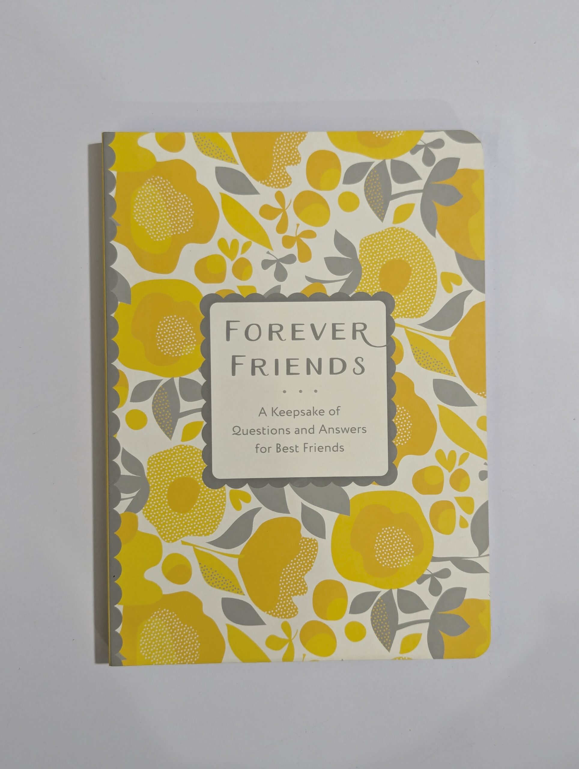 Forever Friends keepsake book — questions and answers for best friends to complete together — friendship journal and memory book